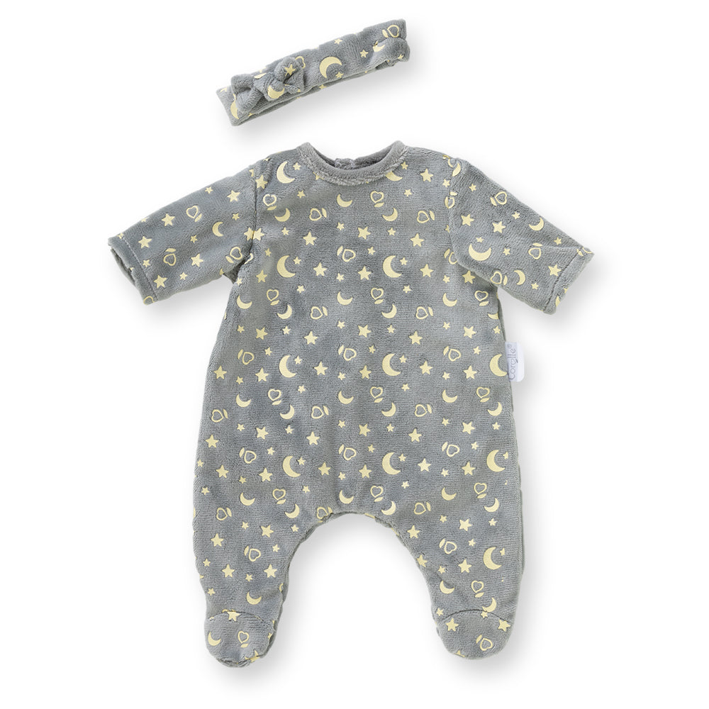 Outfit 12" - Pajamas Glow in The Dark & headband