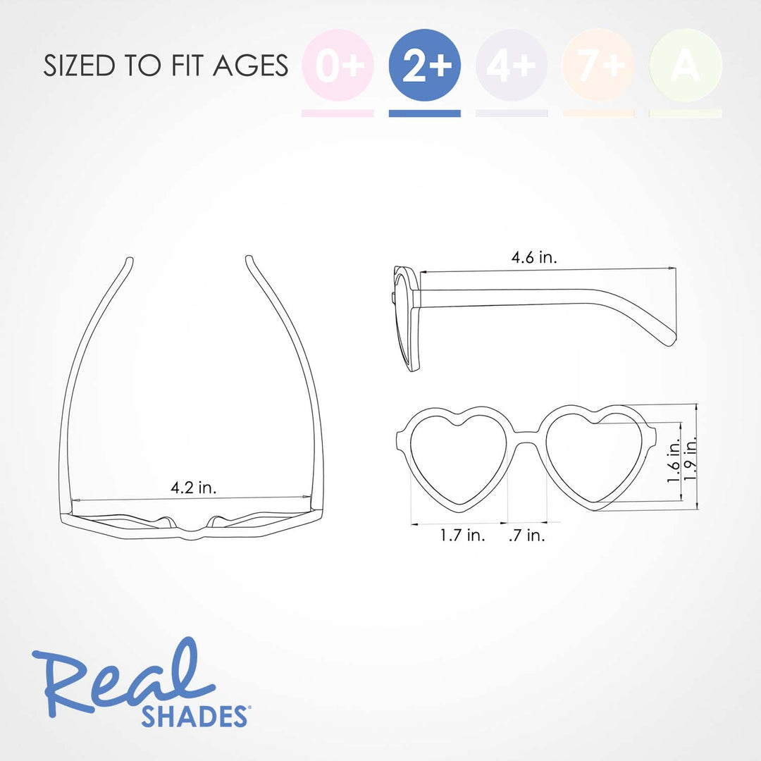 Real Shades - Heart - Samba Red