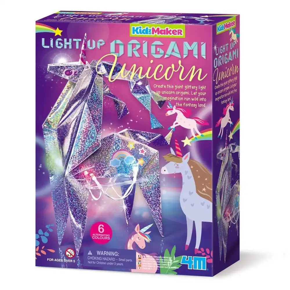 Holographic Light-Up Origami Unicorn