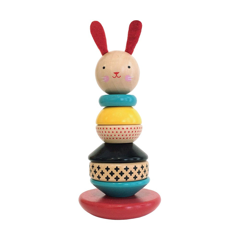 Modern Bunny Wooden Stacking Toy