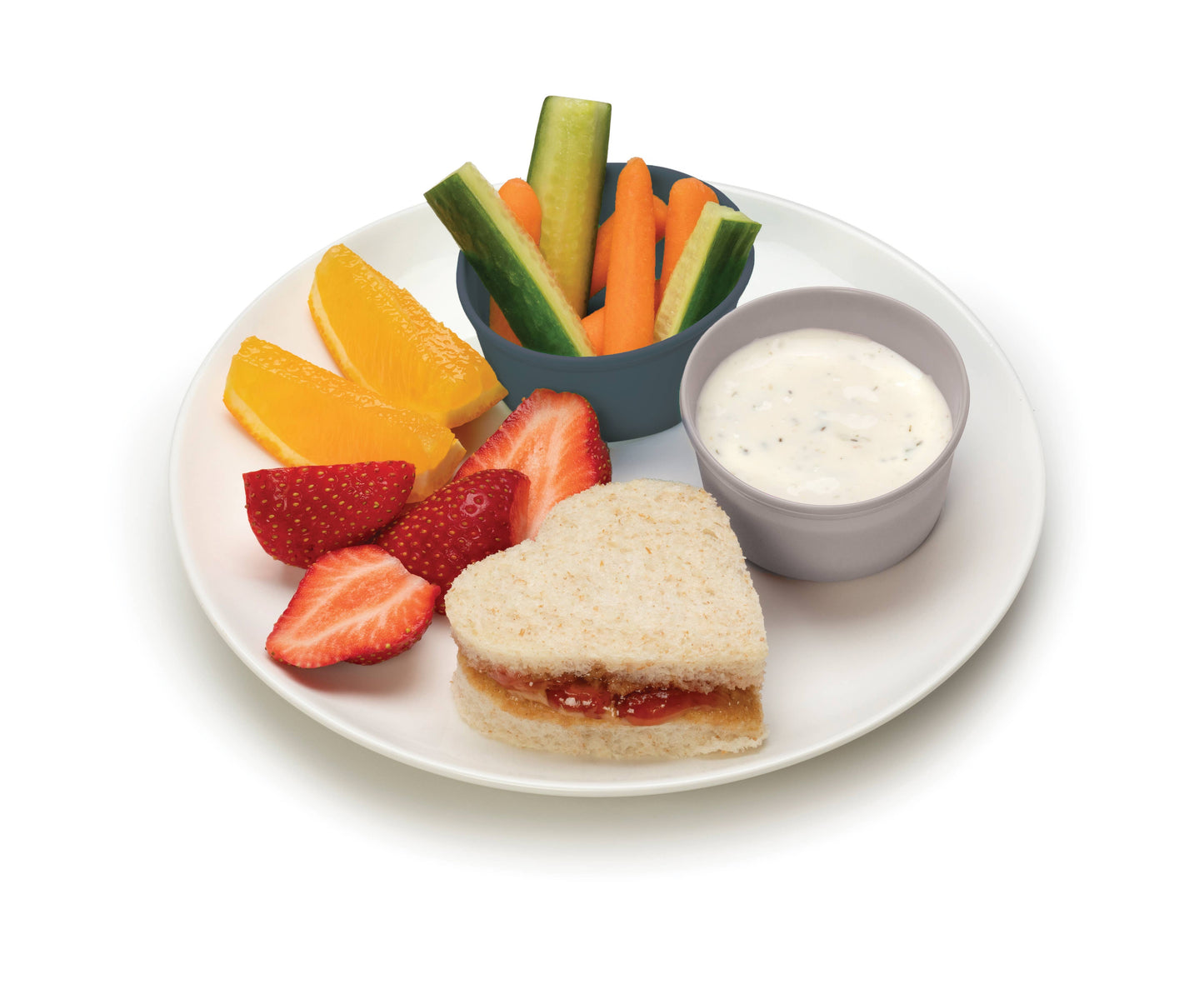 Rainbow Silicone Food Cups