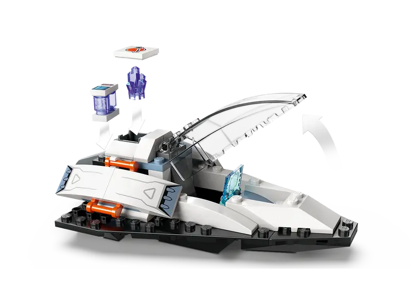 City Spaceship and Asteroid Discovery