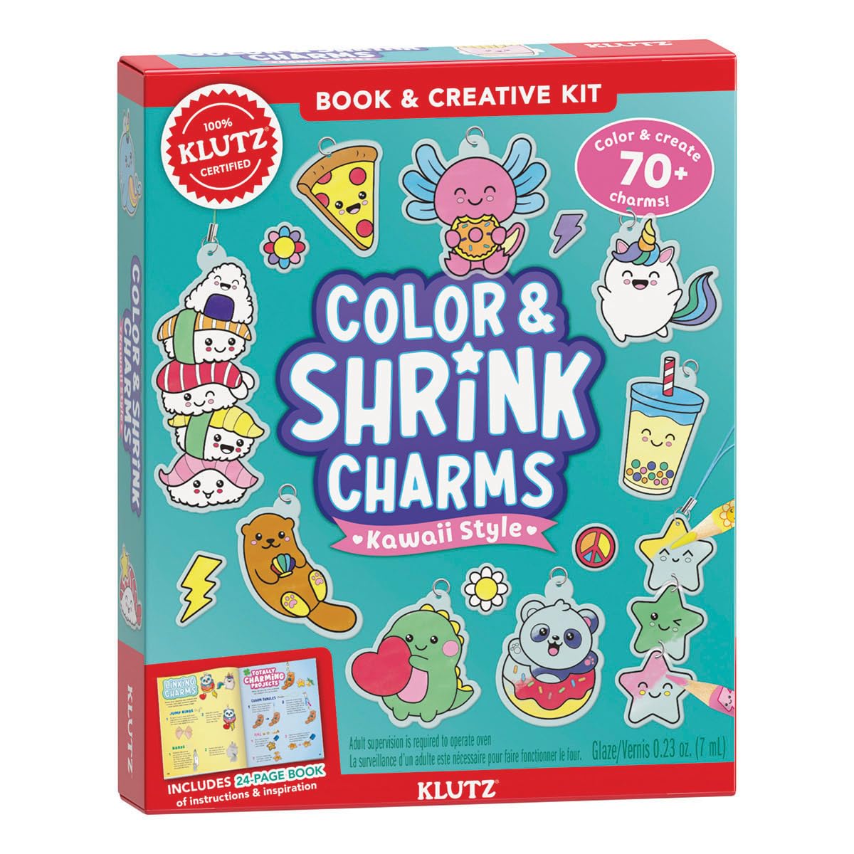 Color & Shrink Charms: Kawaii Style