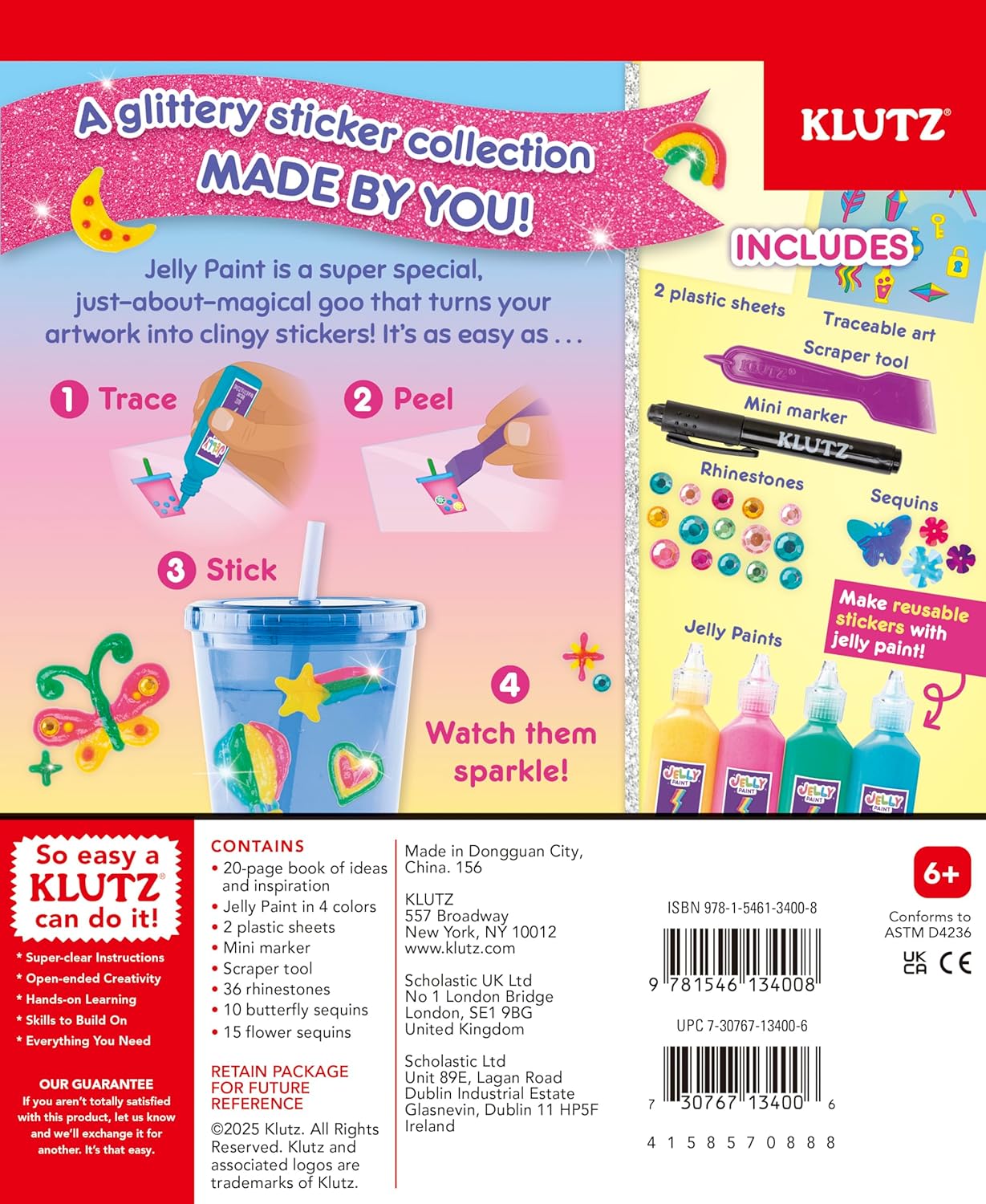 Paint And Peel Jelly: Glitter