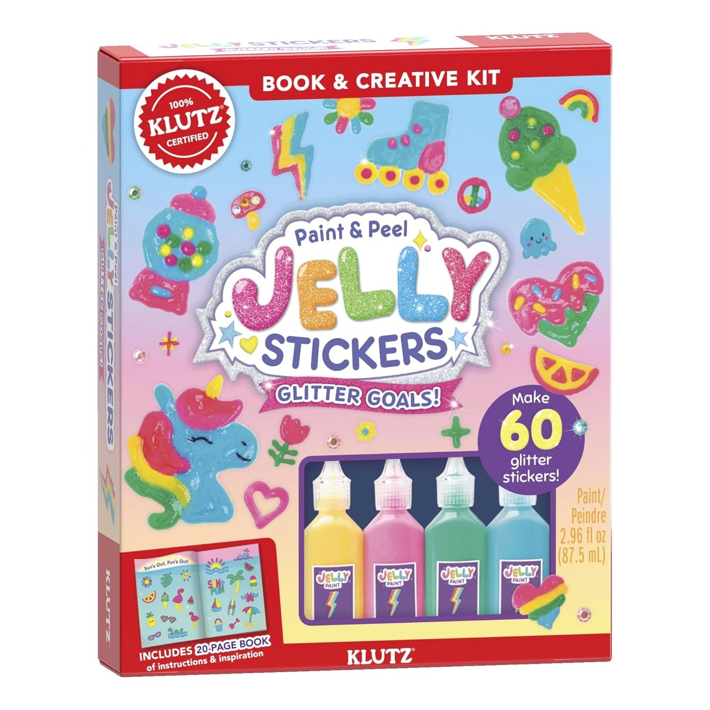 Paint And Peel Jelly: Glitter
