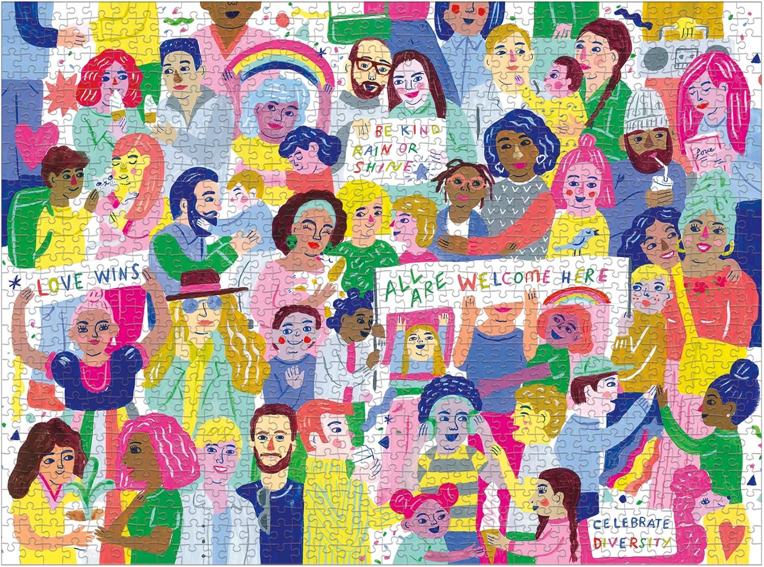 All Are Welcome Here! 1000 Piece Family Puzzle