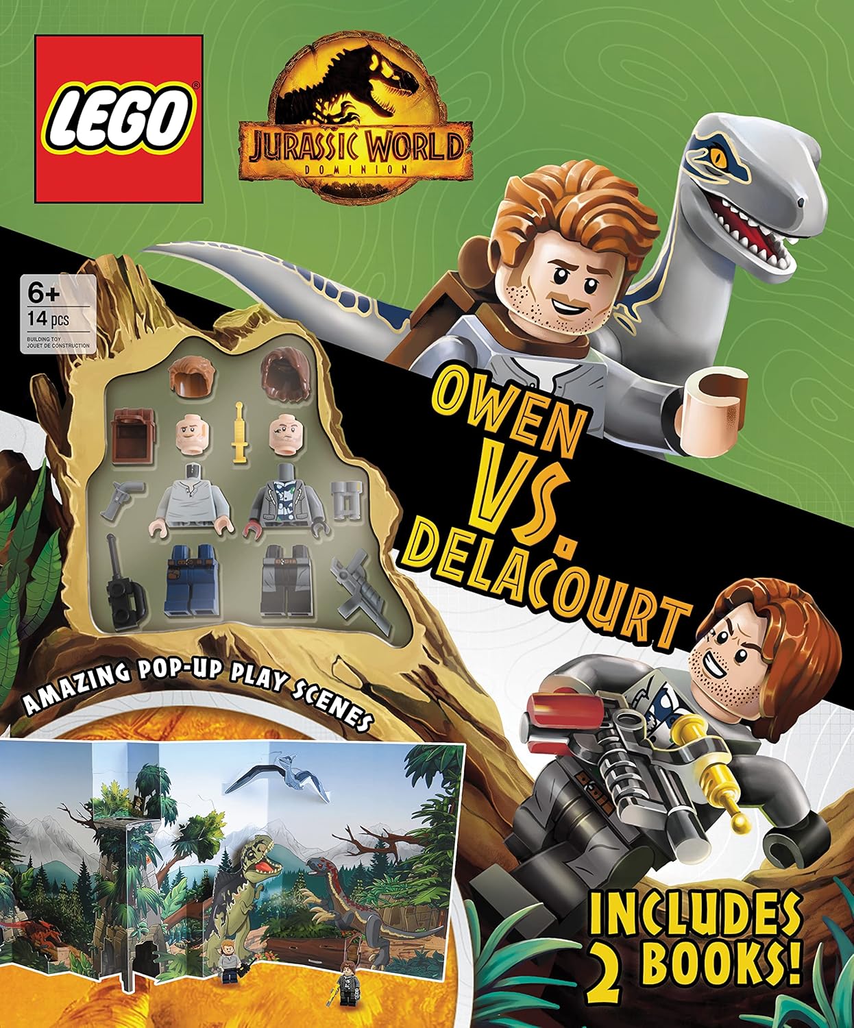 LEGO Jurassic World Owen VS. Delacourt