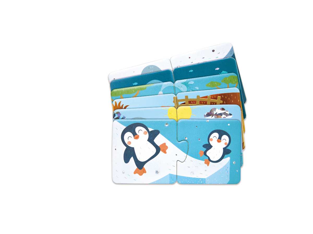 Animal Family Pairing Puzzles