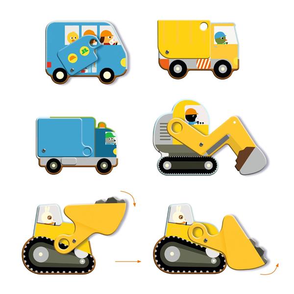 Giant Puzzle / Construction Site - 12Pcs + 5Pcs