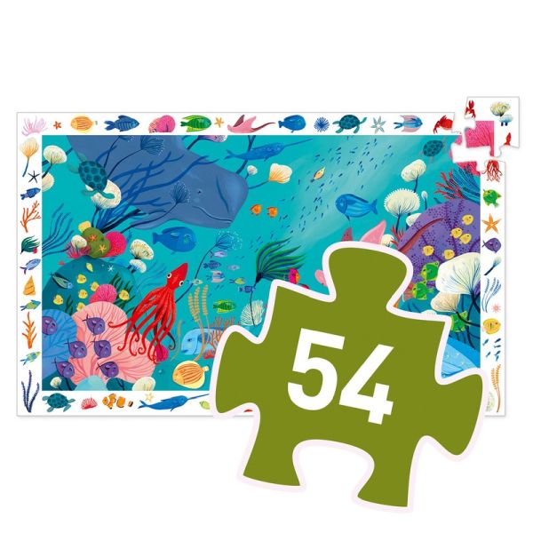 Observation Puzzle / Aquatic / 54 Pcs