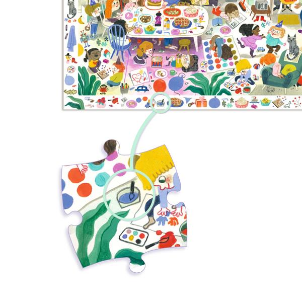 Observation Puzzle / Birthday Party - 54Pcs