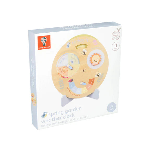 Spring Garden Weather Clock