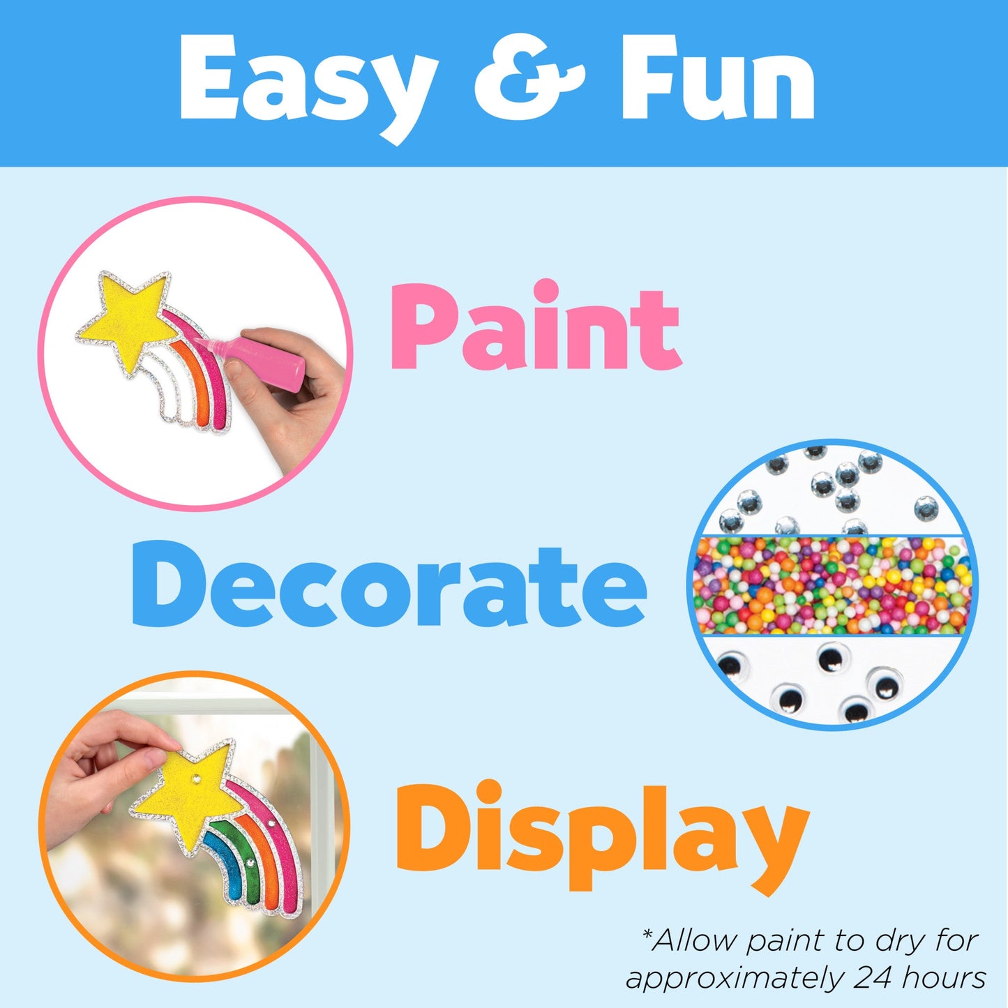 Easy Sparkle Window Art