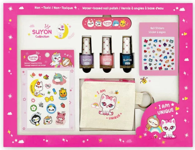 Pink 3 Nail Polish Gift Set