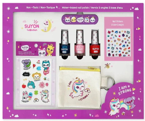 Purple 3 Nail Polish Gift Set