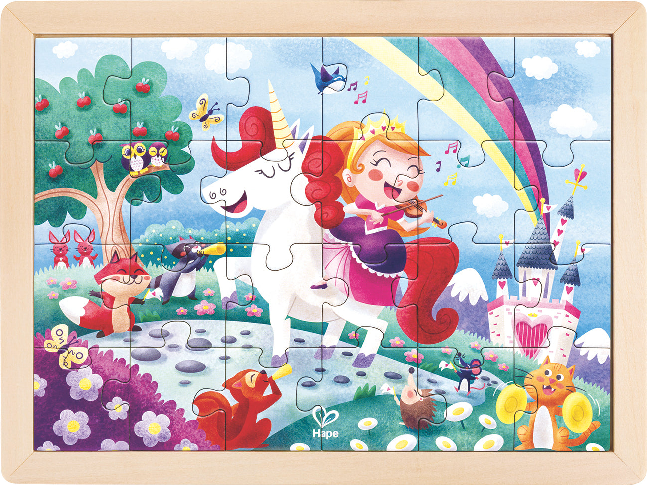 Unicorn Friends Wooden Puzzle