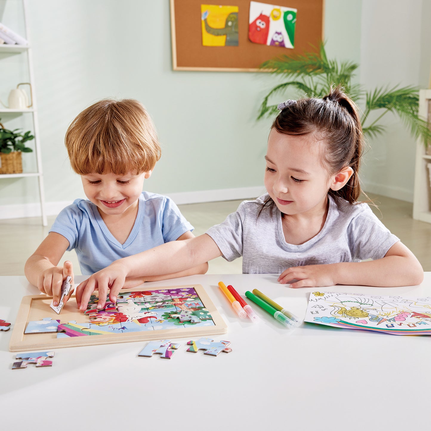 Unicorn Friends Wooden Puzzle