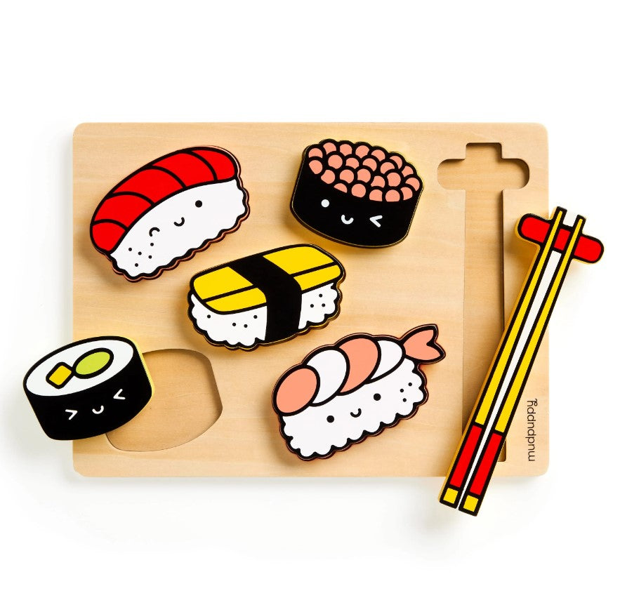 Sushi Friends Wooden Tray Puzzle