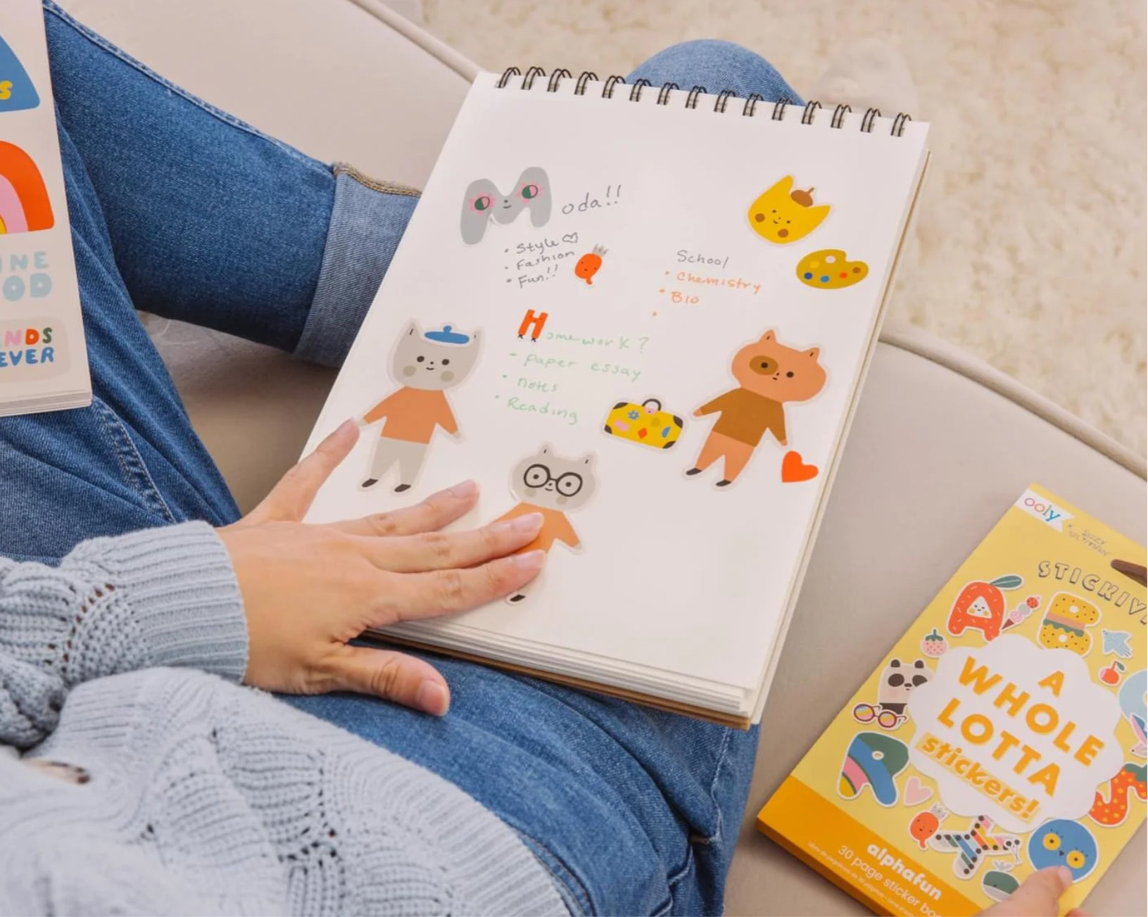 A whole lotta stickers Dress Up Cats