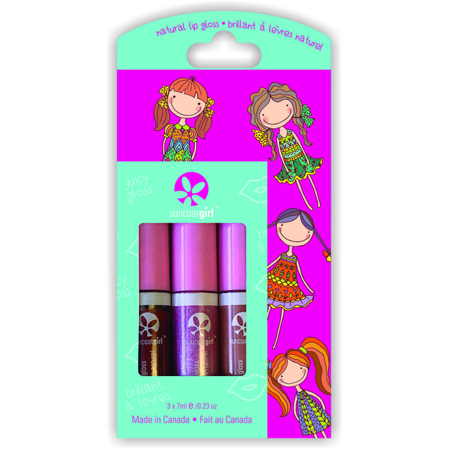 Juicy Gloss - Trio All Natural Lip Gloss Kit