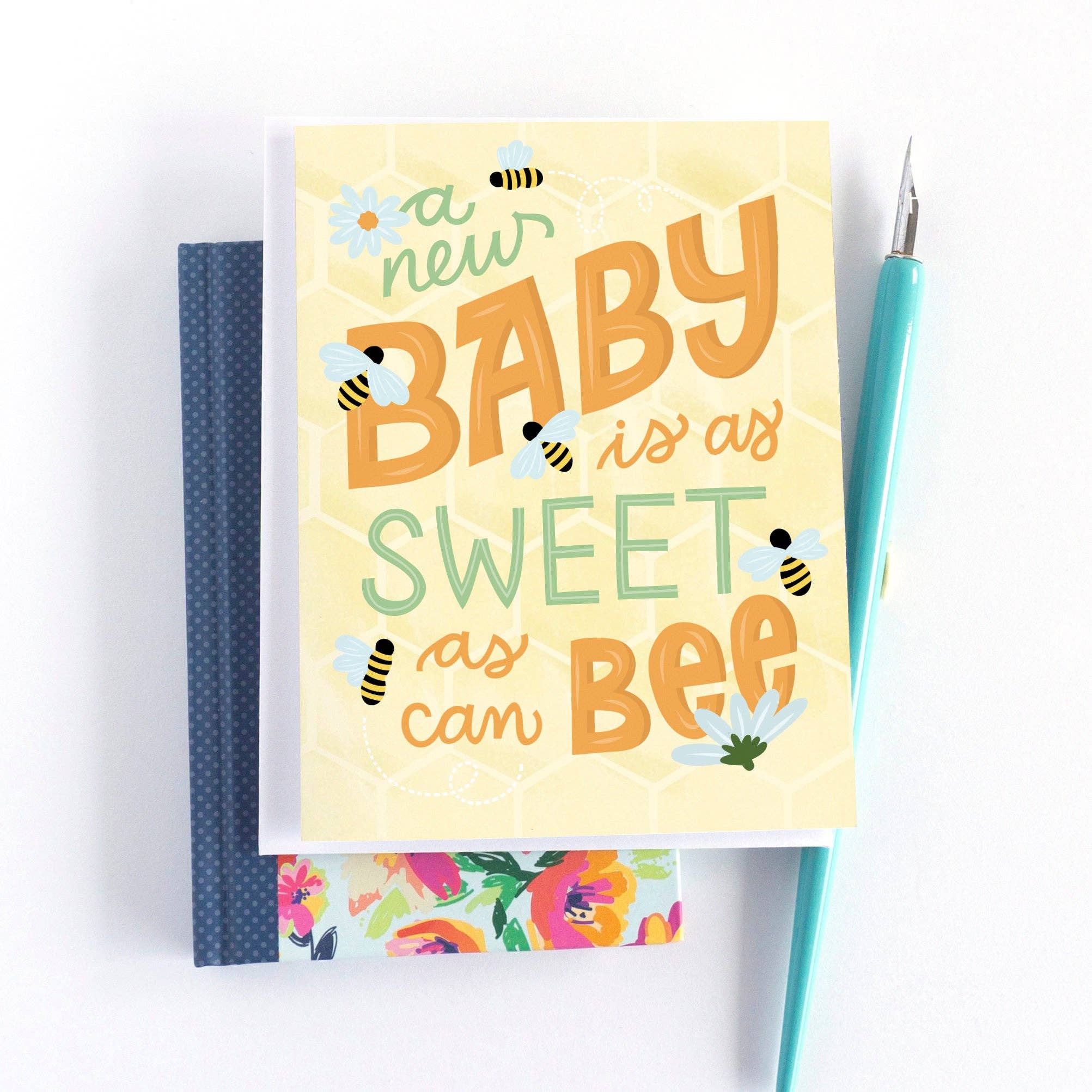 Bumble Bee New Baby Card