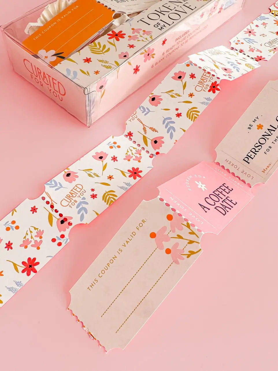 MC200 - Mother's Day Love Coupons - Floral Gift for Mom  200