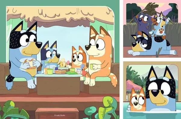 Bluey Adventure 3x49 pc Puzzles