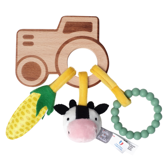 Wooden rattle - Farm | Sensory Toy