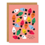 Christmas Lights - Greeting Card