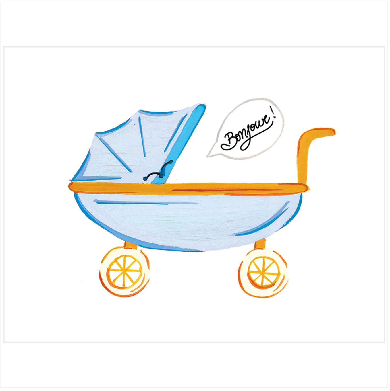 Blue Stroller Card (Baby)