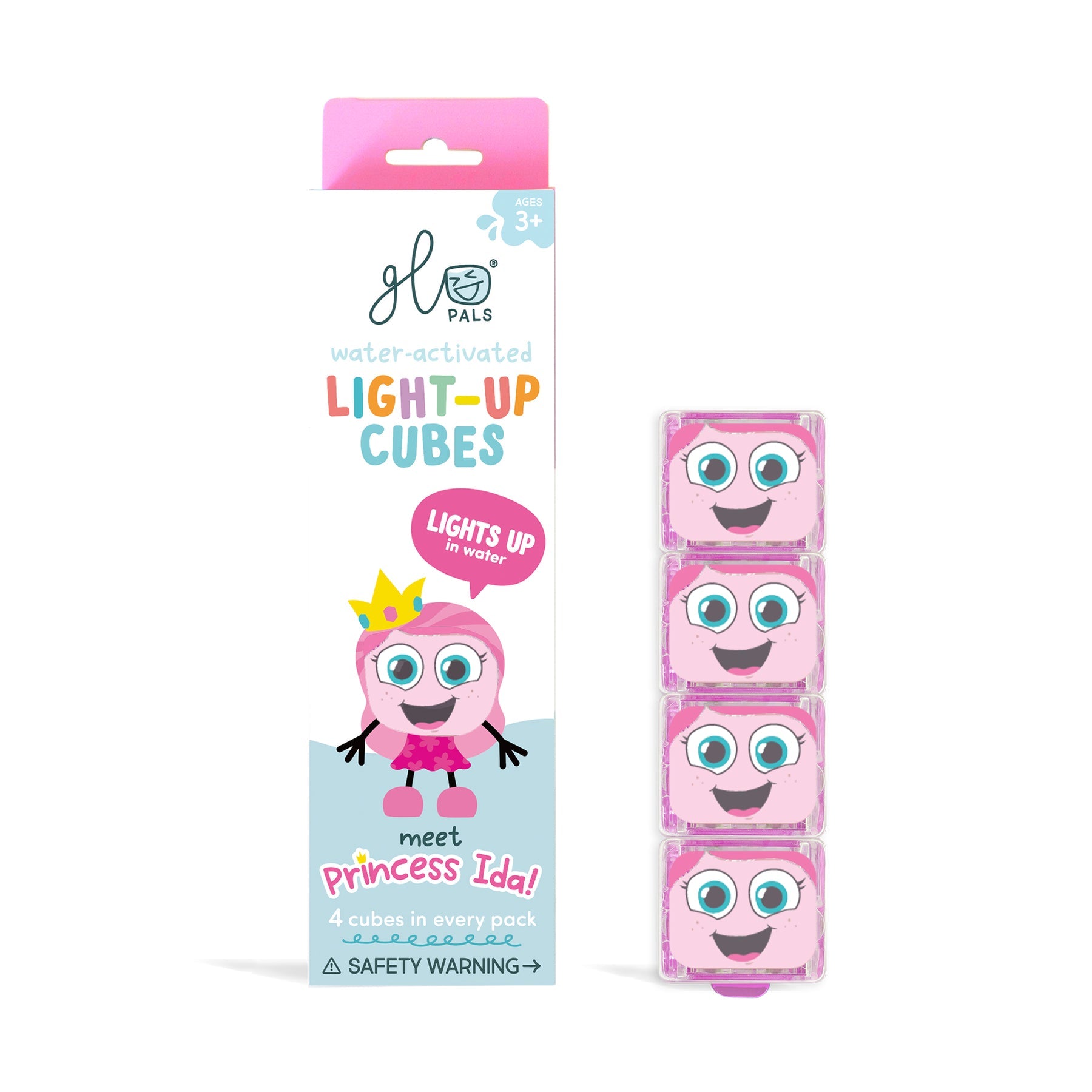 4pk Light Up Cubes