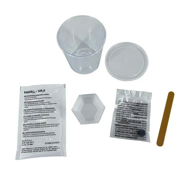 Make & Display: Colorful Crystals