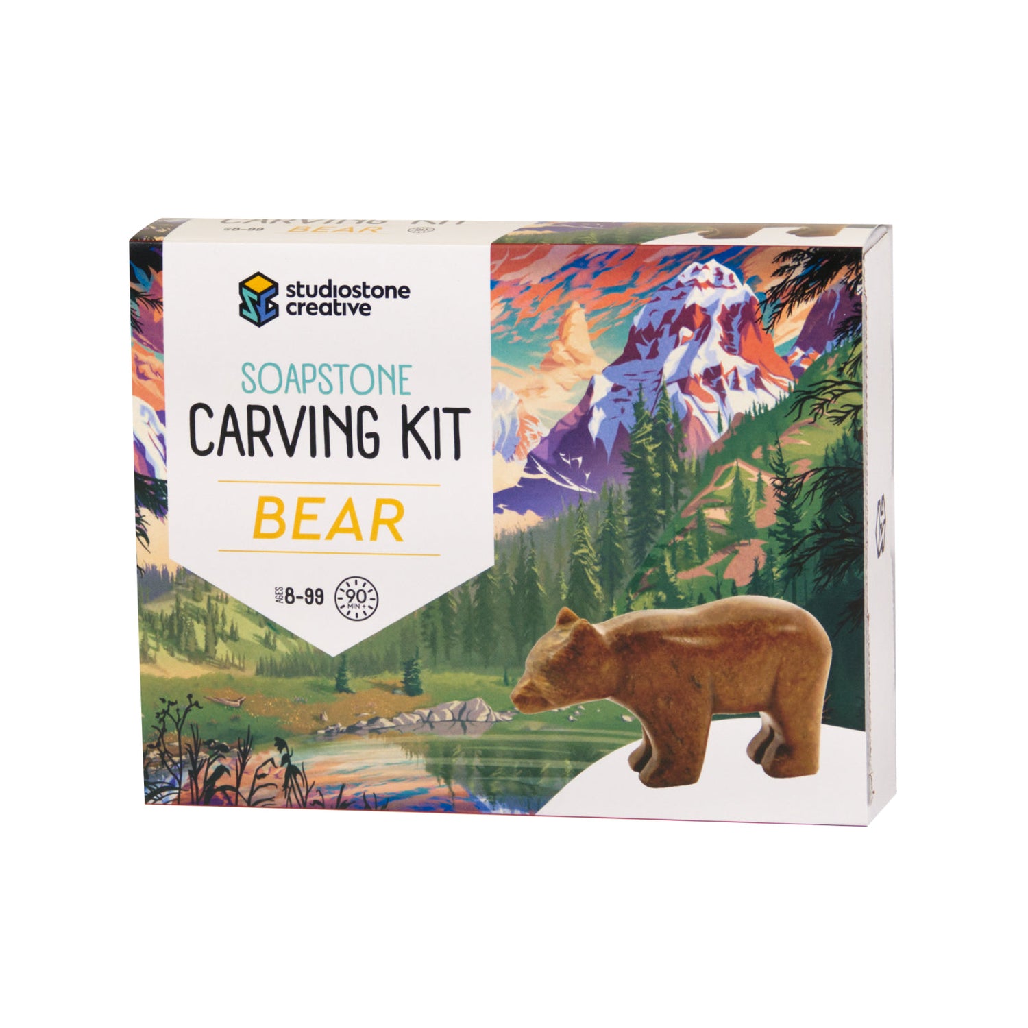 Studiostone Creative Bear Soapstone Carving Kit