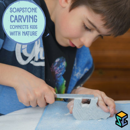 Studiostone Creative Bear Soapstone Carving Kit