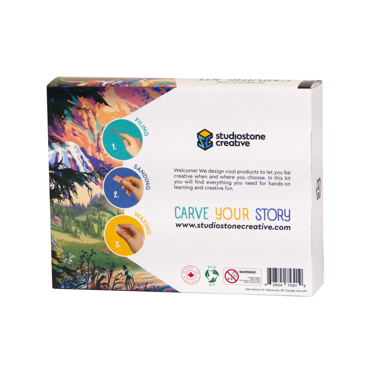 Studiostone Creative Bear Soapstone Carving Kit