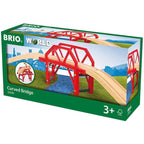 BRIO World Curved Bridge for Kids