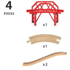 BRIO World Curved Bridge for Kids