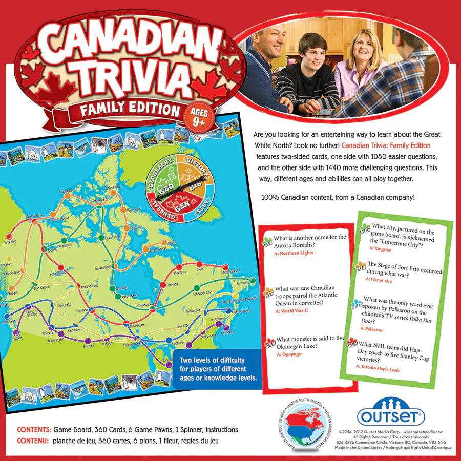 Canadian Trivia: Family Edition