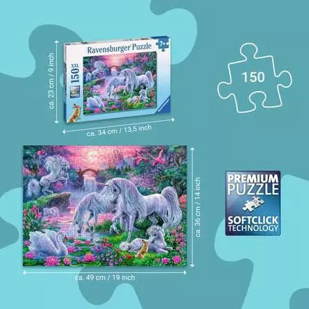 Unicorns in the Sunset 150 pc Puzzle