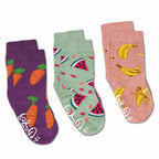 Bananas, Carrots and Watermelon Kids Socks for 2-4 Years