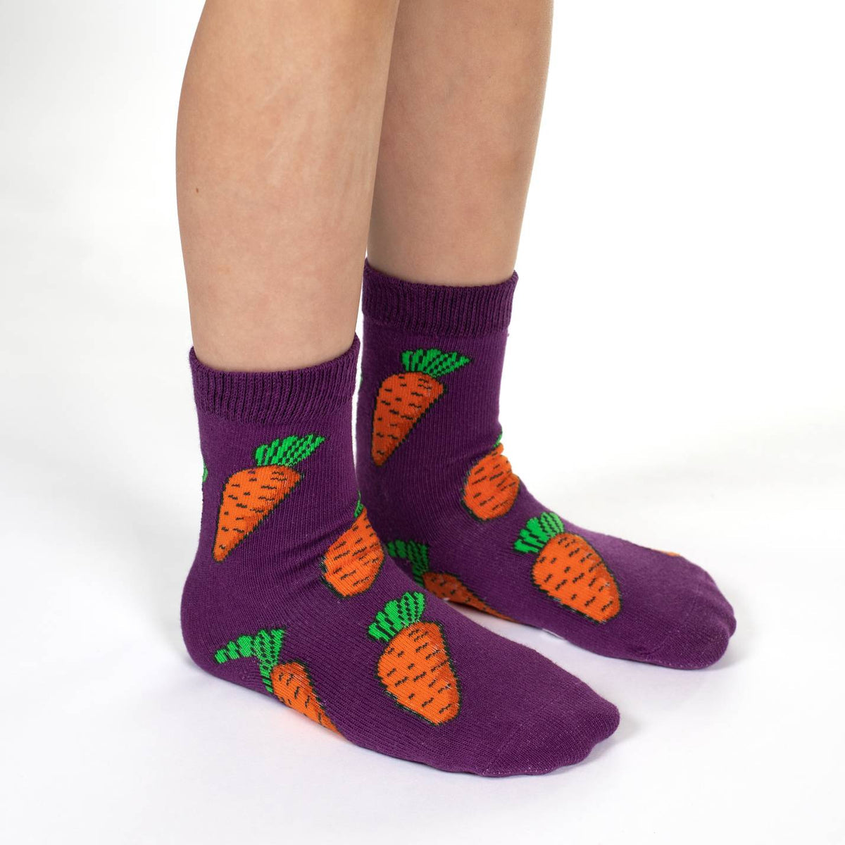 Bananas, Carrots and Watermelon Kids Socks for 2-4 Years