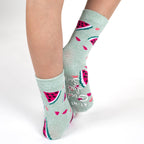 Bananas, Carrots and Watermelon Kids Socks for 2-4 Years