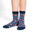 Hippopotamus, Crocodiles and Dinosaurs Kids Socks
