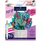 Pop Up Colouring Butterfly Bush