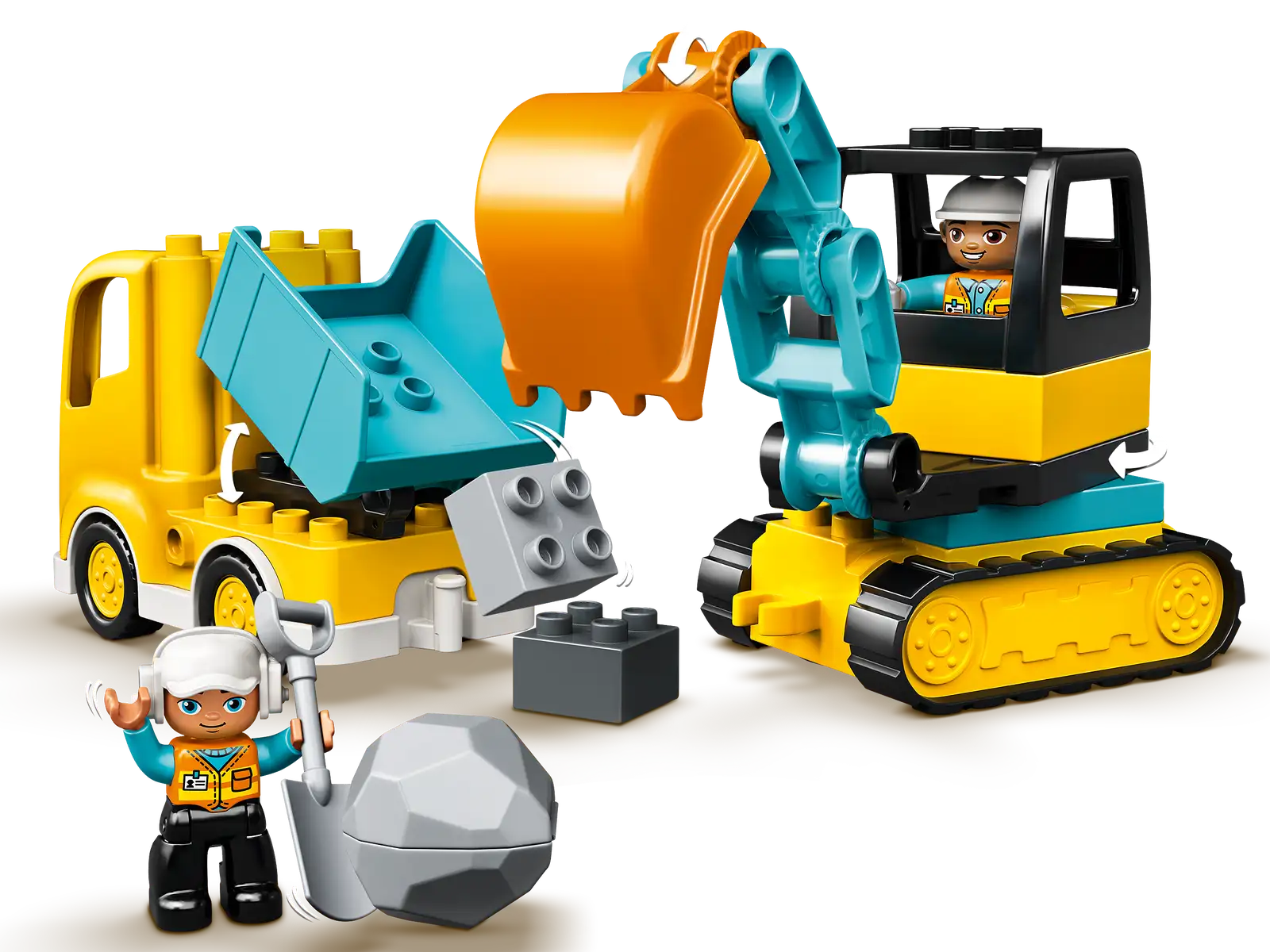 Duplo - Truck & Tracked Excavator