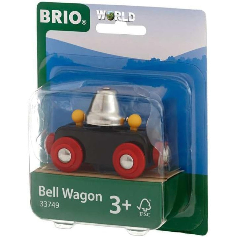 Brio World Bell Wagon - Interactive Train Toy for Kids