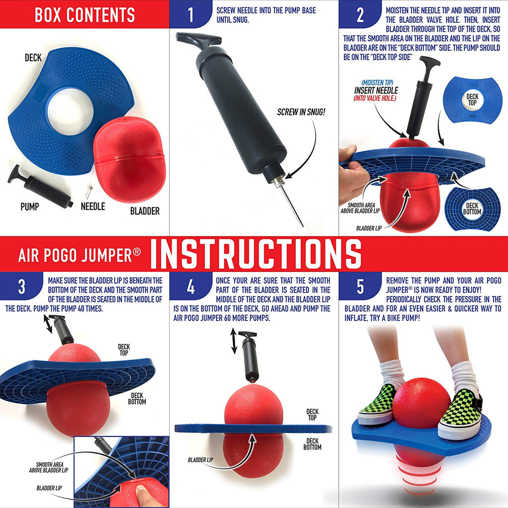 Air Pogo Jumper Deluxe with LED lights