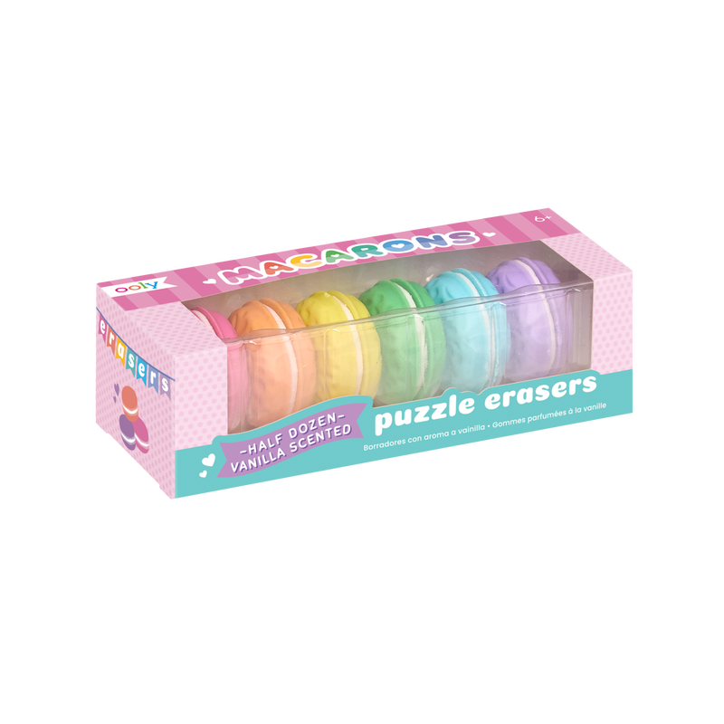 Macarons Vanilla Scented Erasers