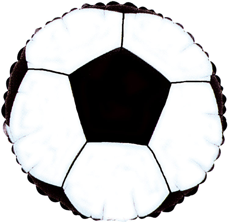18" Foil Balloon - Soccer Ball