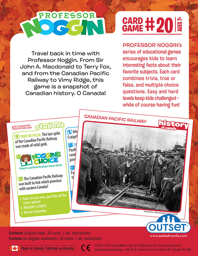 Prof. Noggin History of Canada